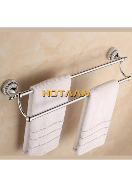 Bornoz Askısı Tarzı Lüks Havlu Askısı Duvara Monteli Banyo Aksesuar Seti Seramik Paslanmaz Çelik Banyo Donanım Setleri Krom Tuvalet Fırça Tutucu (Yurt Dışından)