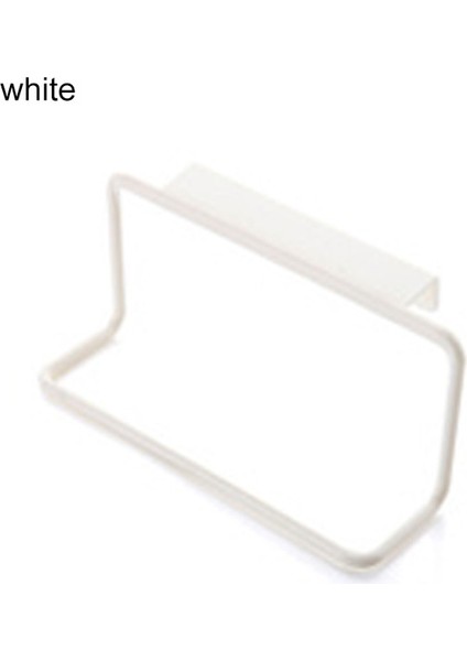 Beyaz Stil Plastik Askılı Havlu Rafı Çok Fonksiyonlu Dolap Kapısı Arkası Mutfak Aksesuarları Ev Depolama Banyo Mobilya (Yurt Dışından)