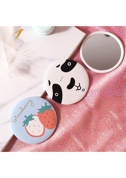 B Tarzı Makyaj Aynası Taşınabilir El Aynası Mini Yuvarlak Cep Aynası Makyaj Makyaj Aynası Kozmetik Aracı Seyahat Aksesuarları (Yurt Dışından) fırsatları