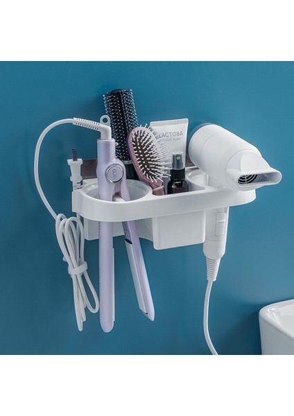 Pembe Bir Stil Banyo Düzenleyici Saklama Rafı Saç Kurutma Makinesi Tutucu Kutusu Curling Demir Rafı- Ev Için Banyo Aksesuarları Seti (Yurt Dışından) fiyatları