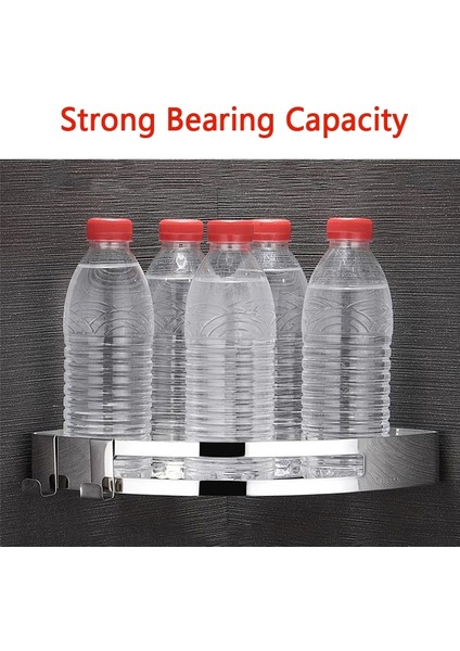 304PASLANMAZ Çelika1 Stili Katmanlar Köşe Duş Rafı Banyo Şampuan Duş Raf Tutucu Paslanmaz Çelik Delme Yok Mutfak Üçayak Köşe Standı (Yurt Dışından) modelleri