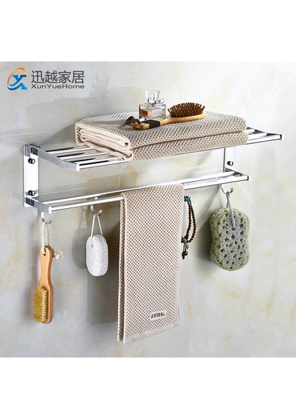 Tr-E-48 Parlak Stil Havlu Askılı Katlanabilir Tutacak Duş Askısı Parlak Gümüş Saklama Alüminyum Raf Banyo Aksesuarları (Yurt Dışından) fiyatları