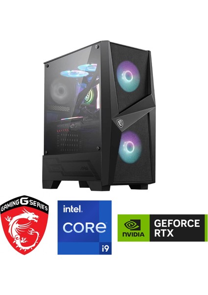 RTX4060-GAMİNG Pc Ddr5 - Intel İ9-14900KF - 16GB Ddr5 Ram - 1 Tb M.2 SSD - Sıvı Sogutmalı -