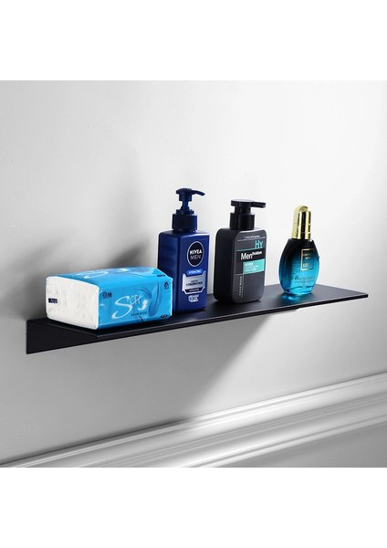 Fırçalanmış Altın 20CM Stili Fırçalanmış Altın Siyah Beyaz Alüminyum Banyo Şampuan Kozmetik Rafı Mutfak Duvara Monte Tuvalet Duş Depolama Rafı Aksesuarları (Yurt Dışından) fırsatları