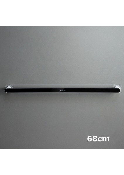 68CM-SIYAH Stil Banyo Duş Raf Banyo Aksesuarları Depolama Sepeti Askı Raf Organizatörü Holder (Yurt Dışından)