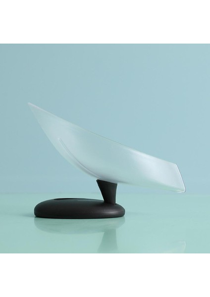 Mor Tarzı Yaprak Şekilli Sabun Kutusu Banyo Aksesuarı - Ücretsiz Delikli, Emici Kupalar ile Sabunluk (Yurt Dışından)