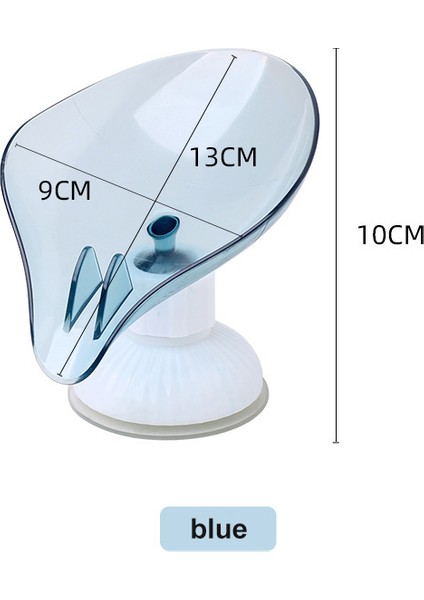Mavi Stil Ev Sabun Kutusu Sabun Drenaj Tutucu Sabun Donge Depolama Tepsi Kaymaz Drenaj Sabun Tutucu Banyo Mutfak Aksesuarı (Yurt Dışından)