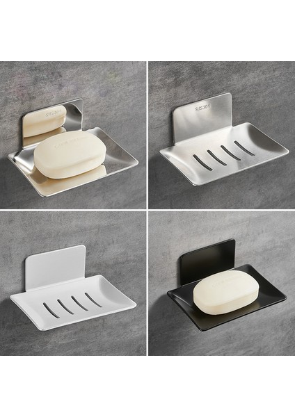 Siyah Renk Stili Duvara Monte Sabunluk Tutucu Banyo ve Mutfak Organizer Metal Sabun Tutucu (Yurt Dışından) fiyatları