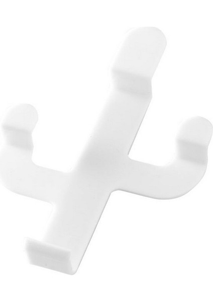 Beyaz Stil Kaktüs Kanca Kapı Duvar Askısı Dikişsiz Güçlü Viskon Kanca Ev Mutfak Banyo Banyo Güçlü Duvar Kanca Aracı Dekorasyon Kanca (Yurt Dışından)