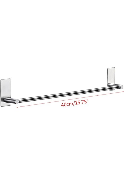 11AG200702-40 Stili Ev Banyosu Için Duvara Monte Havlu Askısı Saklama Rafı Paslanmaz Çelik (Yurt Dışından)
