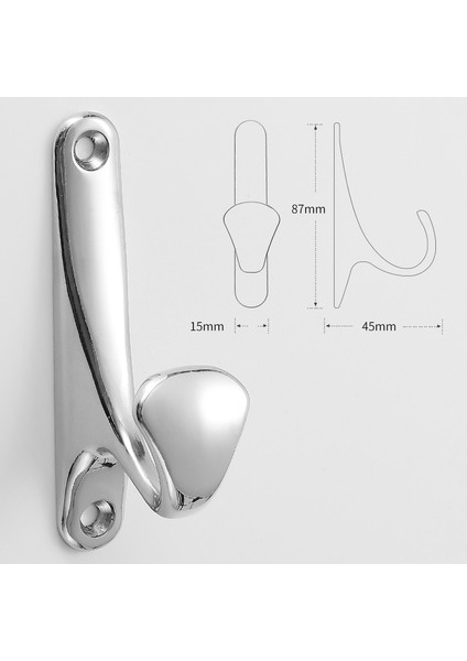 Krom Stili Ev Metal Duvar Kıyafet Askısı Çinko Siyah Gümüş Altın Anahtarlık Ceket Çanta Şapka Kapı Rafı Için Ev Banyo Donanımı (Yurt Dışından)