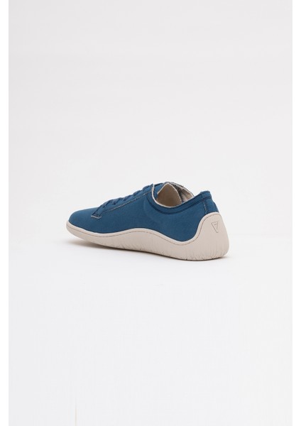 1383 V-Barefoot Comfort Keten Erkek Ayakkabı Indıgo Mavı