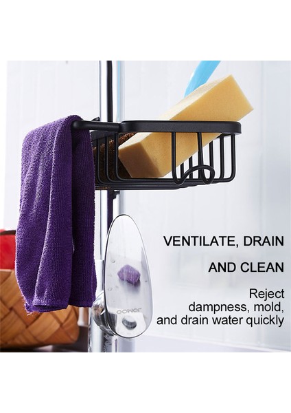 Tip 2 Stili Alüminyum Banyo Mutfak Musluk Saklama Rafı Süzgeç Sepeti Lavabo Bez Rafı Sabun Tutucu Duş Saklama Rafı 7cm (Yurt Dışından) indirimleri