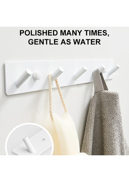 Typem 5 Siyah Stil Pcs Askı Kanca Sıra Kanca Kapı Duvar Asılı Yapışkan Anahtarlık Havlu Askısı Ev Düzenleyici Mutfak Banyo Aksesuarları (Yurt Dışından) fırsatları