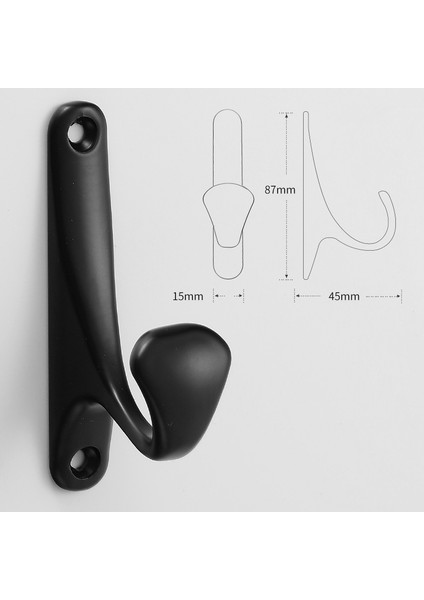 Açık Gri Tarzı Ev Metal Duvar Kıyafet Askısı Çinko Siyah Gümüş Altın Anahtarlık Ceket Çanta Şapka Kapı Rafı Için Ev Banyo Donanımı (Yurt Dışından)