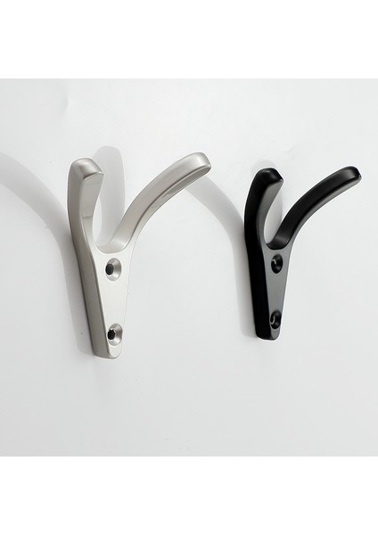 Açık Gri Tarzı Ev Metal Duvar Kıyafet Askısı Çinko Siyah Gümüş Altın Anahtarlık Ceket Çanta Şapka Kapı Rafı Için Ev Banyo Donanımı (Yurt Dışından) fırsatları