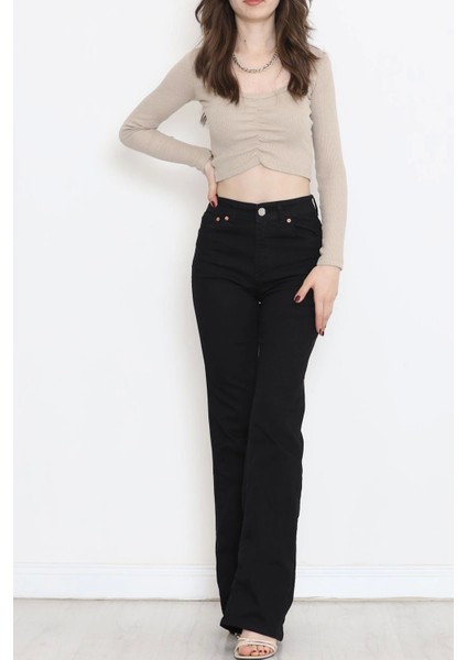 Ispanyol Paça Kot Pantolon Siyah3 - 11878.1431. fiyatları