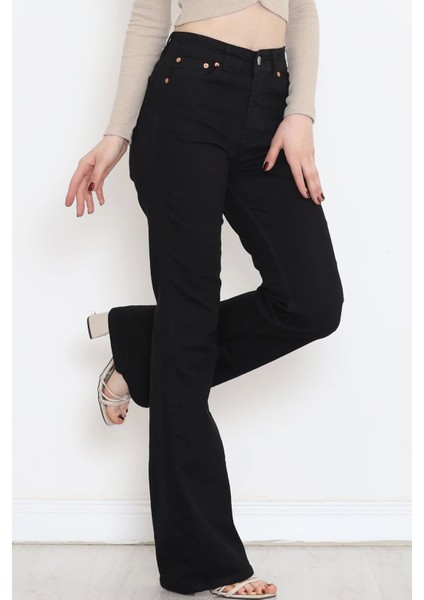 Ispanyol Paça Kot Pantolon Siyah3 - 11878.1431. modelleri