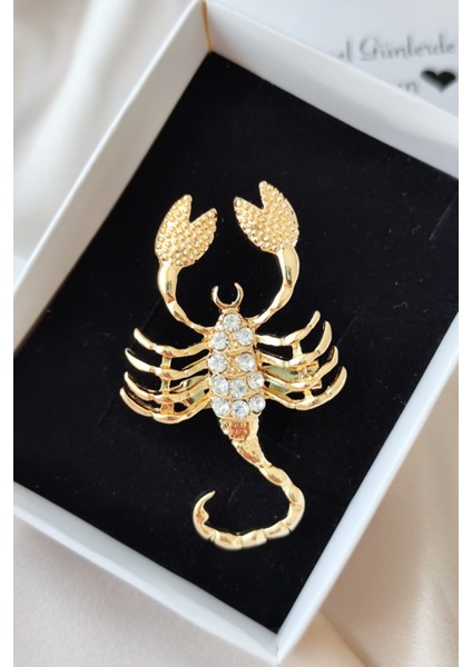 Mysticscorpio Akrep Broşu