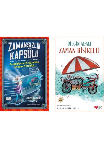 Zamansızlık Kapsülü - Zaman Bisikleti 2 Kitap