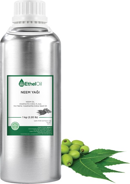 Neem Yağı - 1 kg Sabit Yağ