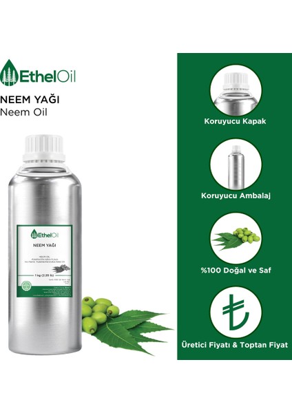 Neem Yağı - 1 kg Sabit Yağ fiyatları