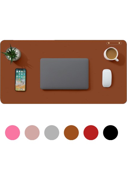 Deri Mouse Pad Laptop Bilgisayar Geniş Masa Matı 80X40 AL3023