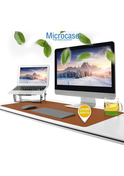 Deri Mouse Pad Laptop Bilgisayar Geniş Masa Matı 80X40 AL3023 fırsatları