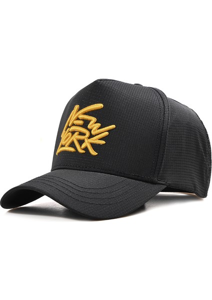 Yaz Yüksek Top Büyük Baş Çevresi Beyzbol Şapkası Çabuk Kuruyan Güneşlik Sivri Uçlu Kap Erkekler (Yurt Dışından)