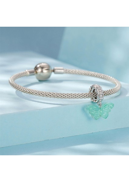 Pendant Charm Yeşil Butterfly Kadınlar Için Karşılaştırılmış Farklı Bileklikler ve Kolye 925 Gümüş (Yurt Dışından) modelleri