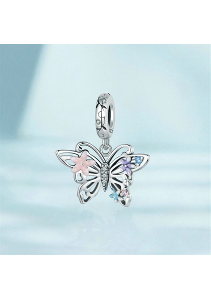 Pendant Charm Çiçek Kelebek Kadınlar Için Karşılaştırılmış Farklı Bileklikler ve Kolye 925 Gümüş (Yurt Dışından) indirimleri