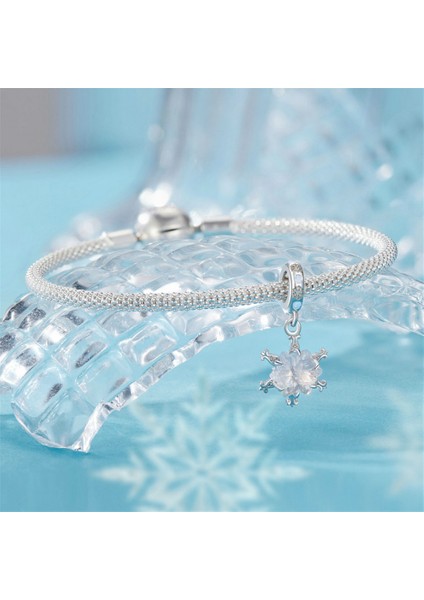 Pendant Charm Ice Flower Kadınlar Için Karşılaştırılmış Farklı Bileklikler ve Kolye 925 Gümüş (Yurt Dışından) modelleri
