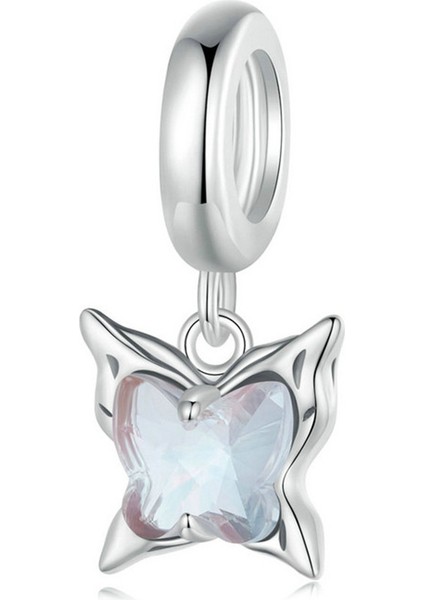 Pendant Charm Mini Butterfly Kadınlar Için Karşılaştırılmış Farklı Bileklikler ve Kolye 925 Gümüş (Yurt Dışından)