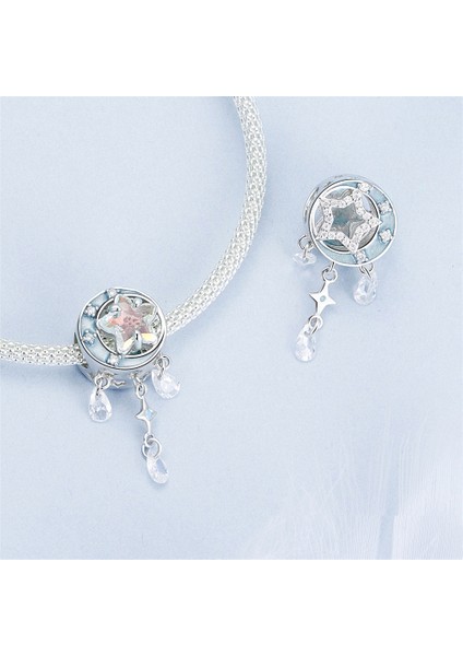 Pendant Charm Starry Moon Dreamcatcher Kadınlar Için Karşılaştırılmış Farklı Bileklikler ve Kolye 925 Gümüş (Yurt Dışından) fiyatları