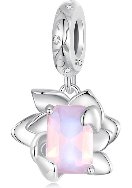 Pendant Charm Lotus Kadınlar Için Karşılaştırılmış Farklı Bileklikler ve Kolye 925 Gümüş (Yurt Dışından)