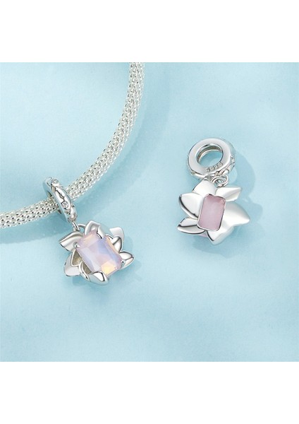 Pendant Charm Lotus Kadınlar Için Karşılaştırılmış Farklı Bileklikler ve Kolye 925 Gümüş (Yurt Dışından)