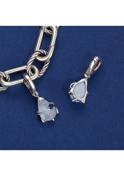 Pendant Charm Rocket Kadınlar Için Karşılaştırılmış Farklı Bileklikler ve Kolye 925 Gümüş (Yurt Dışından)