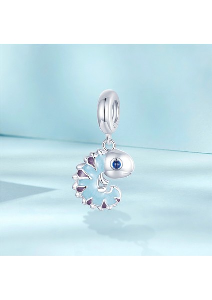 Pendant Charm Chameleon Kadınlar Için Karşılaştırılmış Farklı Bileklikler ve Kolye 925 Gümüş (Yurt Dışından)