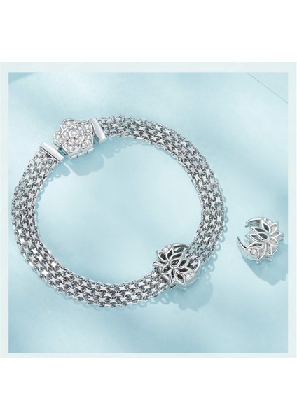 Pendant Charm Lotus Clip Beads Kadınlar Için Karşılaştırılmış Farklı Bileklikler ve Kolye 925 Gümüş (Yurt Dışından) indirimleri