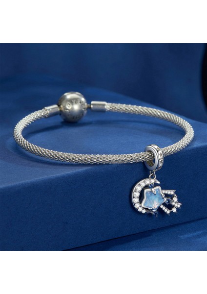 Pendant Charm Dreamy Meteor Kadınlar Için Karşılaştırılmış Farklı Bileklikler ve Kolye 925 Gümüş (Yurt Dışından)