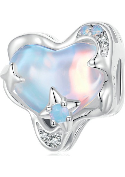 Pendant Charm Yıldız Gökyüzü Galaksisi Kadınlar Için Karşılaştırılmış Farklı Bileklikler ve Kolye 925 Gümüş (Yurt Dışından)