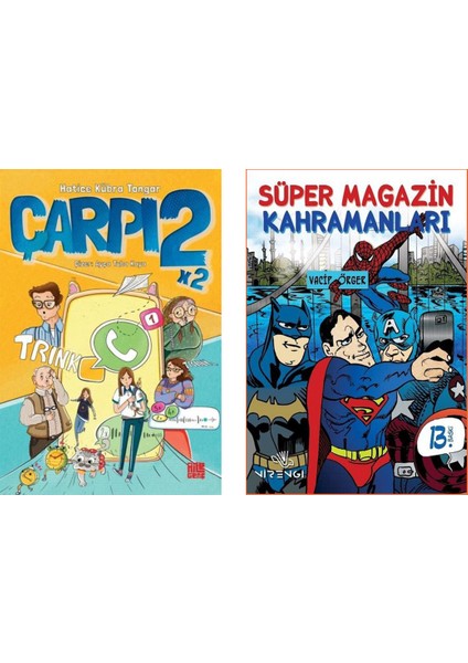 Çarpı 2 - Süper Magazin Kahramanları 2 Kitap