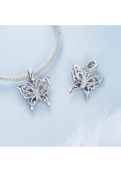 Pendant Charm Kelebek Pendant Kadınlar Için Karşılaştırılmış Farklı Bileklikler ve Kolye 925 Gümüş (Yurt Dışından) fiyatları