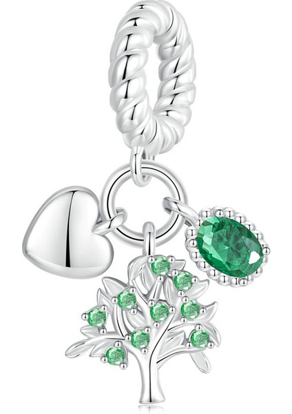 Pendant Charm Hayat Ağacı Kadınlar Için Karşılaştırılmış Farklı Bileklikler ve Kolye 925 Gümüş (Yurt Dışından)