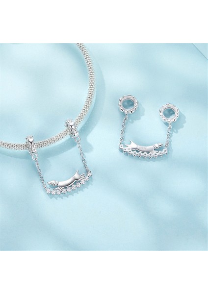 Pendant Charm Dachshund Kadınlar Için Karşılaştırılmış Farklı Bileklikler ve Kolye 925 Gümüş (Yurt Dışından)