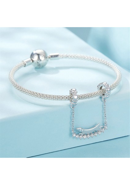 Pendant Charm Dachshund Kadınlar Için Karşılaştırılmış Farklı Bileklikler ve Kolye 925 Gümüş (Yurt Dışından)
