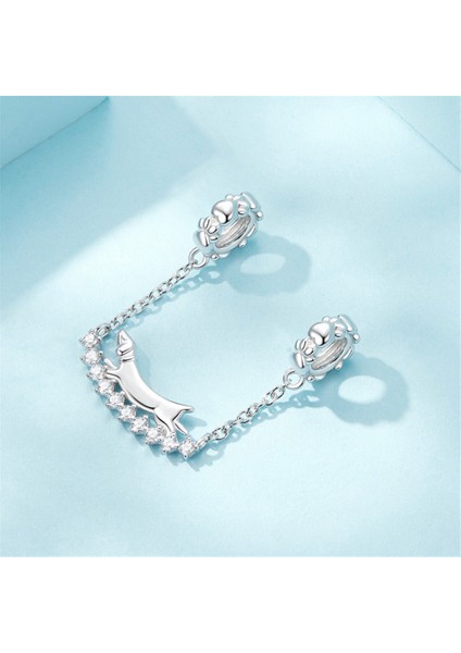 Pendant Charm Dachshund Kadınlar Için Karşılaştırılmış Farklı Bileklikler ve Kolye 925 Gümüş (Yurt Dışından)