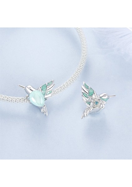Pendant Charm Hummingbird Kadınlar Için Karşılaştırılmış Farklı Bileklikler ve Kolye 925 Gümüş (Yurt Dışından)
