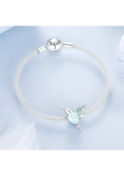 Pendant Charm Hummingbird Kadınlar Için Karşılaştırılmış Farklı Bileklikler ve Kolye 925 Gümüş (Yurt Dışından)