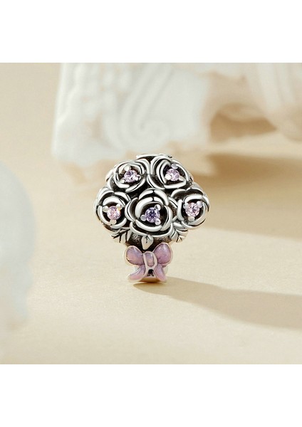 Pendant Charm Rose Bouquet Kadınlar Için Karşılaştırılmış Farklı Bileklikler ve Kolye 925 Gümüş (Yurt Dışından) indirimleri